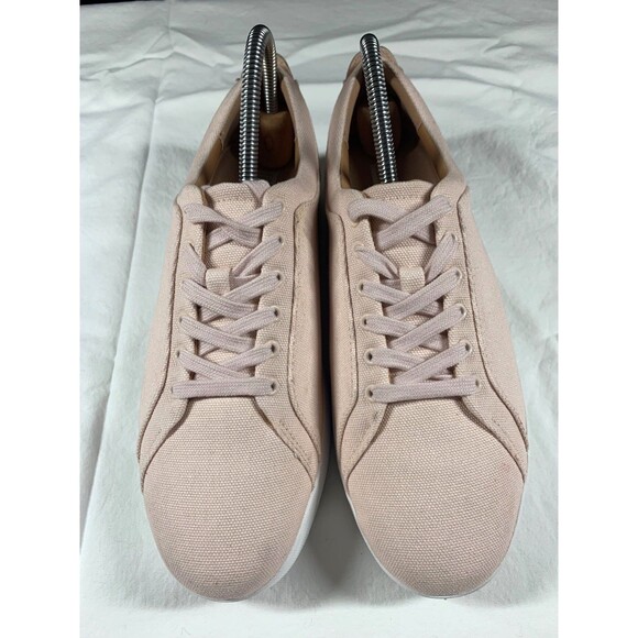 Fitflop Sneakers Women’s Size 9 Rally Canvas Trainers in Rose Foam - Picture 4 of 10